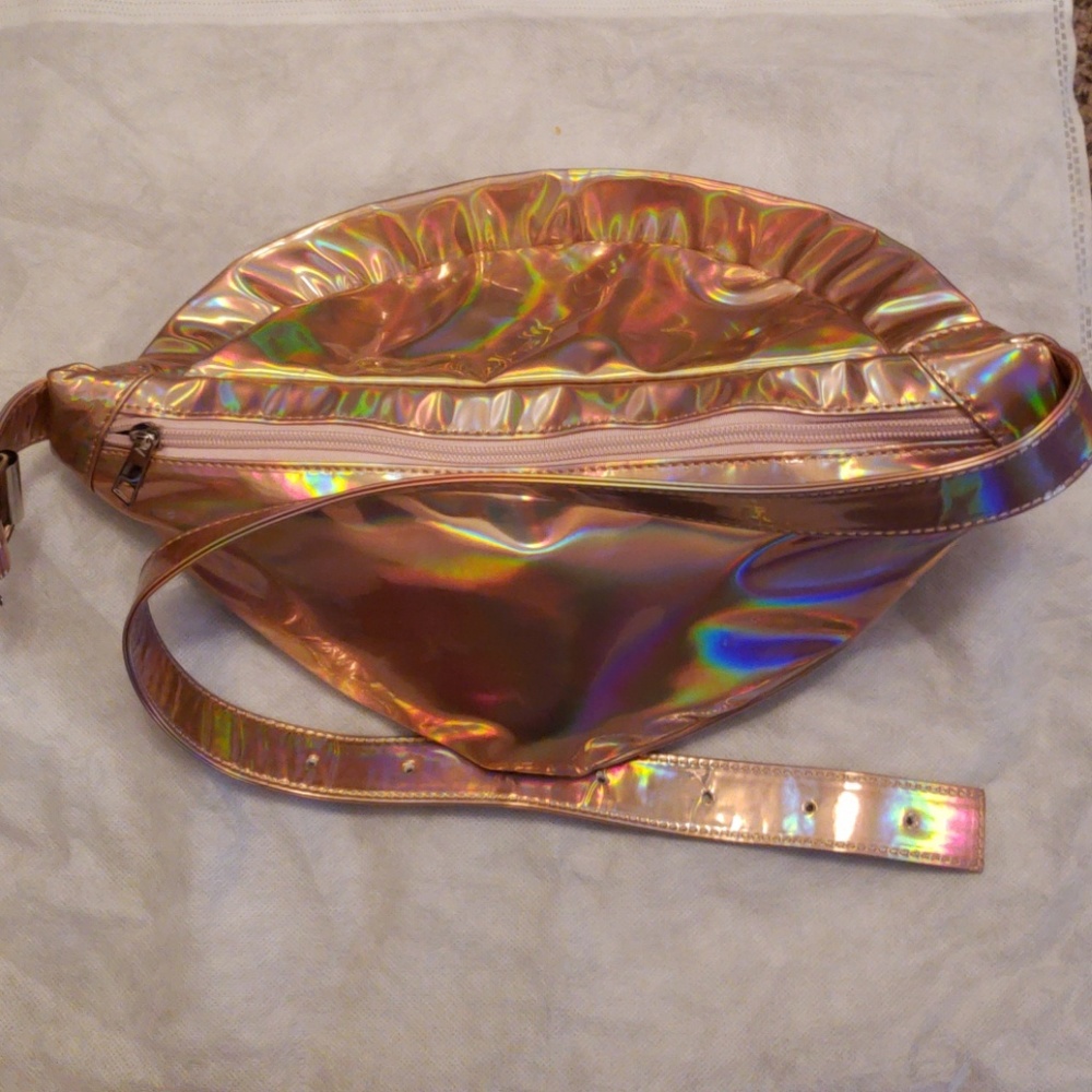 NWOT ROSE GOLD  large fanny pack
